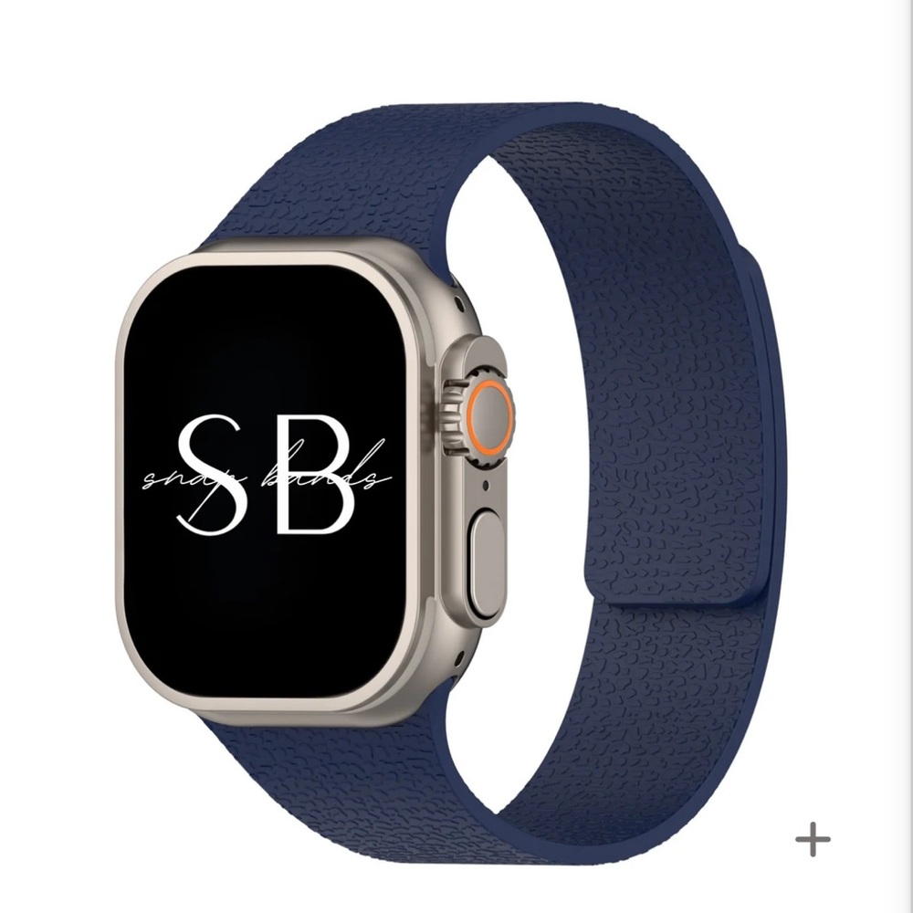 NWT Navy Silicone Magnetic Loop watch Band